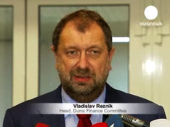 Владислав Резник. Кадр телеканала Euronews Владислав Резник. Кадр телеканала Euronews