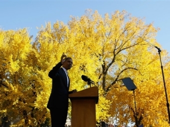 Барак Обама в Форт-Коллинсе. Фото ©AFP