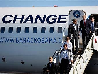 Самолет Барака Обамы. Фото ©AFP