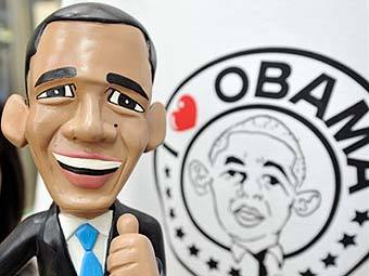 Кукла Барака Обамы. Фото ©AFP