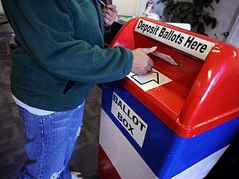 На избирательном участке в США. Фото ©AFP