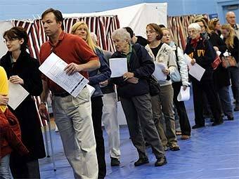 Избирательный участок в США. Фото ©AFP