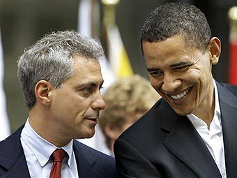 Рам Эманyэл и Барак Обама. Фото ©AP
