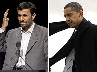 Махмуд Ахмадинеджад и Барак Обама. Фотографии ©AFP