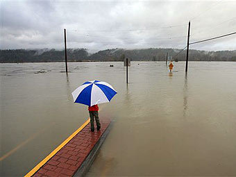 Наводнение в штате Вашингтоне. Фото ©AP