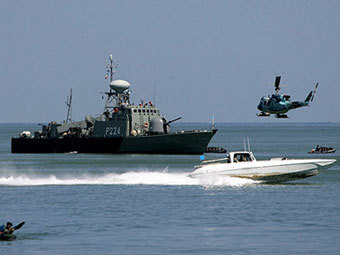 Учения иранских ВМС. Фото ©AFP