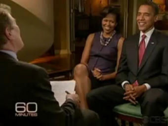 Кадр из интервью Обамы на CBS