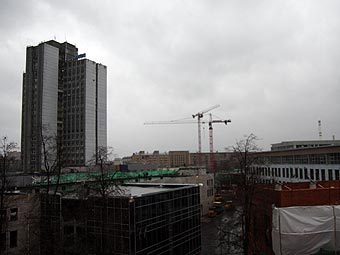 Москва утром 23 ноября 2008 года. Фото Ленты.Ру