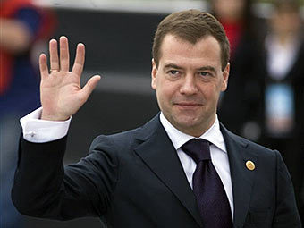 Дмитрий Медведев на форуме АТЭС. Фото ©AFP
