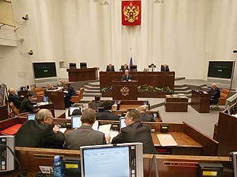 Заседание Совета Федерации РФ. Фото с официального сайта