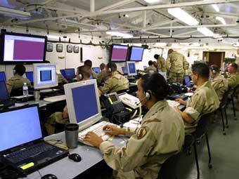 Компьютерный зал Центрального командования США. Фото с сайта army.mil