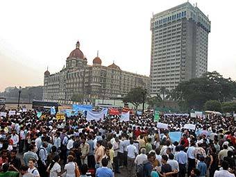 Демонстрация жителей Мумбаи. Фото ©AFP