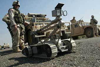 Американский боевой робот в Ираке. Фото с сайта timeinc.net
