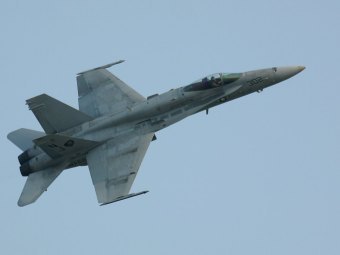 Истребитель F-18 Hornet. Фото с сайта www.richard-seaman.com
