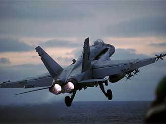 Истребитель F/A-18 Hornet. Фото с сайта www.boeing.com