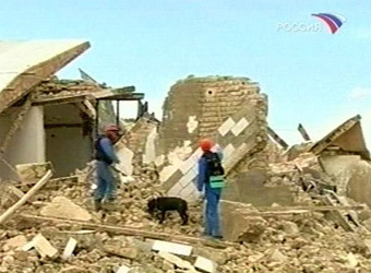 Последствия одного из иранских землетрясений. Кадр телеканала 