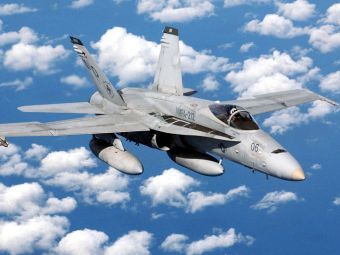 Истребитель-бомбардировщик F/A-18C Hornet. Фото Министерства обороны США