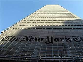 Здание The New York Times. Фото ©AFP