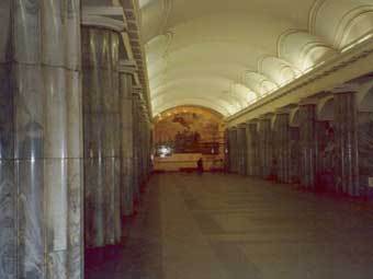 Станция метро "Балтийская". Фото К. Карташова с сайта wikipedia.org