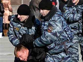 Разгон митинга во Владивостоке. Фото ©AFP