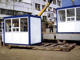 Установка киосков в Москве. Фото с сайта buildfast.ru