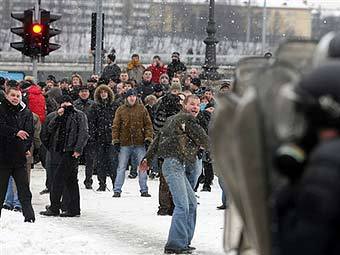 Беспорядки в Вильнюсе. Фото ©AFP