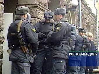 Ростовские милиционеры. Кадр телеканала НТВ