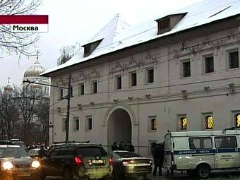 Место убийства Станислава Маркелова и Анастасии Бабуровой. Кадр "Первого канала" 