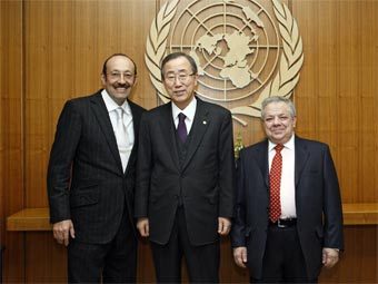 Президент Евро-азиатского еврейского конгресса встретился с генсеком ООН