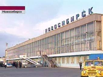 Аэропорт "Толмачево". Кадр Первого канала, архив
