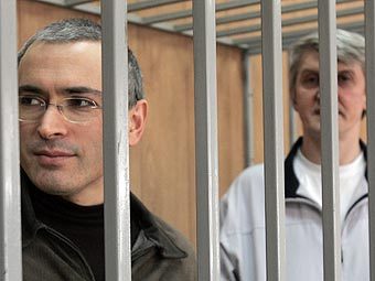 Михаил Ходорковский и Платон Лебедев, фото пресс-центра khodorkovky.ru