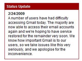 ��������� � �������������� ������� Gmail