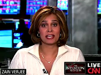 Зэйн Верджи. Кадр телеканала CNN