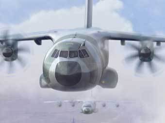 Самолет A400M. Изображение Airbus Military.