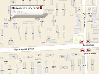 Карта района происшествия сервиса Nakarte.ru