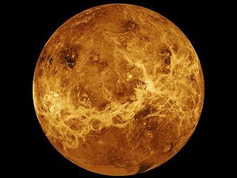 Венера. Фото Magellan Project, JPL, NASA