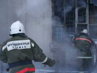 Казахские пожарные. Фото с сайта rikatv.kz