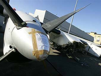 Обломки разбившегося на Сицилии ATR-72. Фото (c)AFP Обломки разбившегося на Сицилии ATR-72. Фото (c)AFP