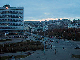 Вид на Мурманск. Фото Henri Bergius с сайта wikipedia.org