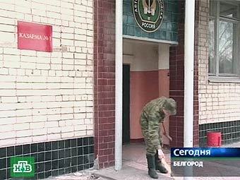 Казарма на территории воинской части. Кадр телеканала НТВ