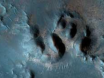 �������� ����������� ������� Nili Fossae, ��� ������������ ���������. ���� NASA/JPL