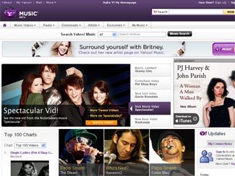 Yahoo! обновил музыкальный сервис