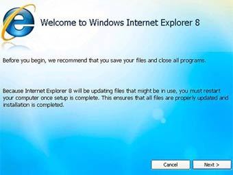 Internet Explorer 8 �������� � ������� �������������� Microsoft �� ����� ������