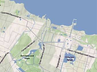 Район обнаружения склада боеприпасов. Карта с сайта Google Maps