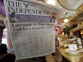 ����� The Independent. ���� &copy;AFP 