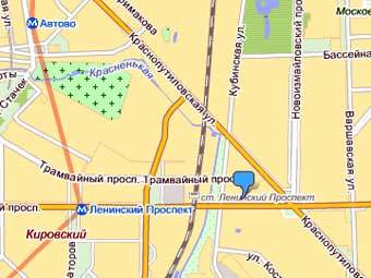 ����� ������ ������������ � ����� maps.yandex.ru