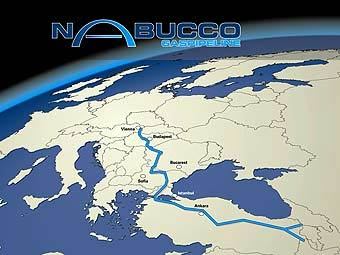 Схема газопровода Nabucco с сайта nabucco-pipeline.com 