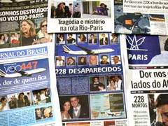 Передовицы бразильских газет, посвященные катастрофе А330. Фото (c)AFP
