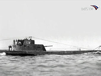 Подлодка С-2. Кадр телеканала "Вести 24"