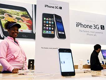 iPhone 3GS � �������� ���-���������. ���� &copy;AFP
